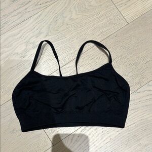 Splits59 Loren Seamless Black Sports Bra